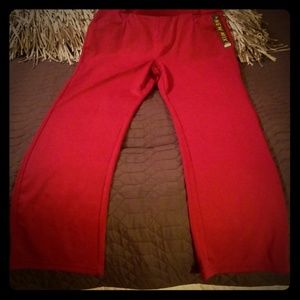 Red Stretchy slacks